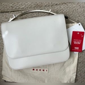 Marni Wht Clutch/Crossbody NWT